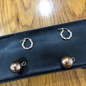 Genuine Choco Brown South Sea Pearl in 18k Gold